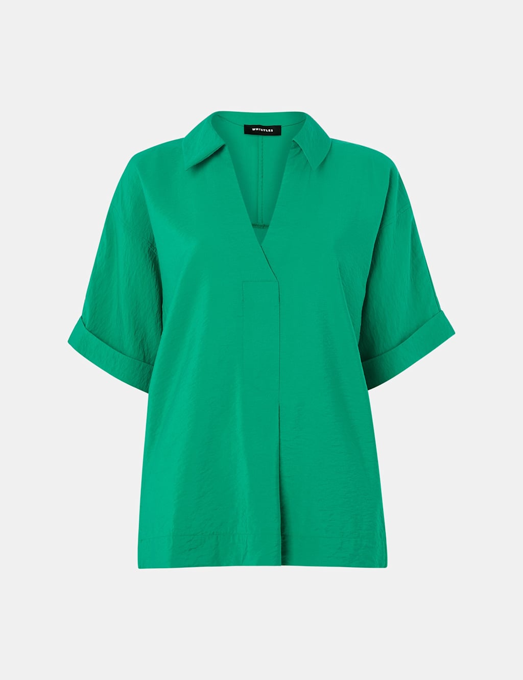 Collared V-Neck Shirt 2 of 4