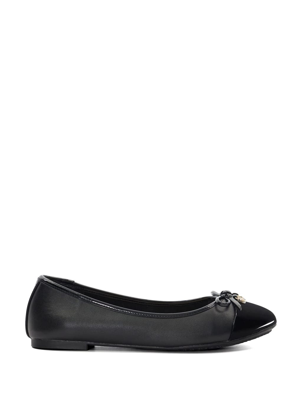 Dune black ballet pumps 2025