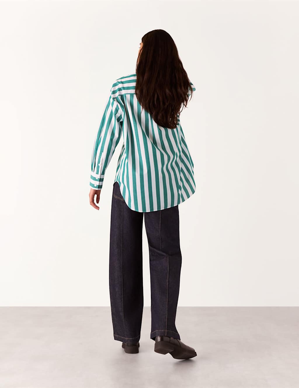 Pure Cotton Striped Collared Relaxed Shirt 4 of 4