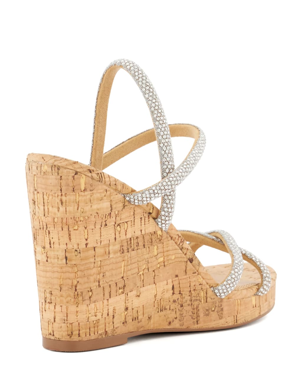 Cork Embellished Wedge Sandals 4 of 5