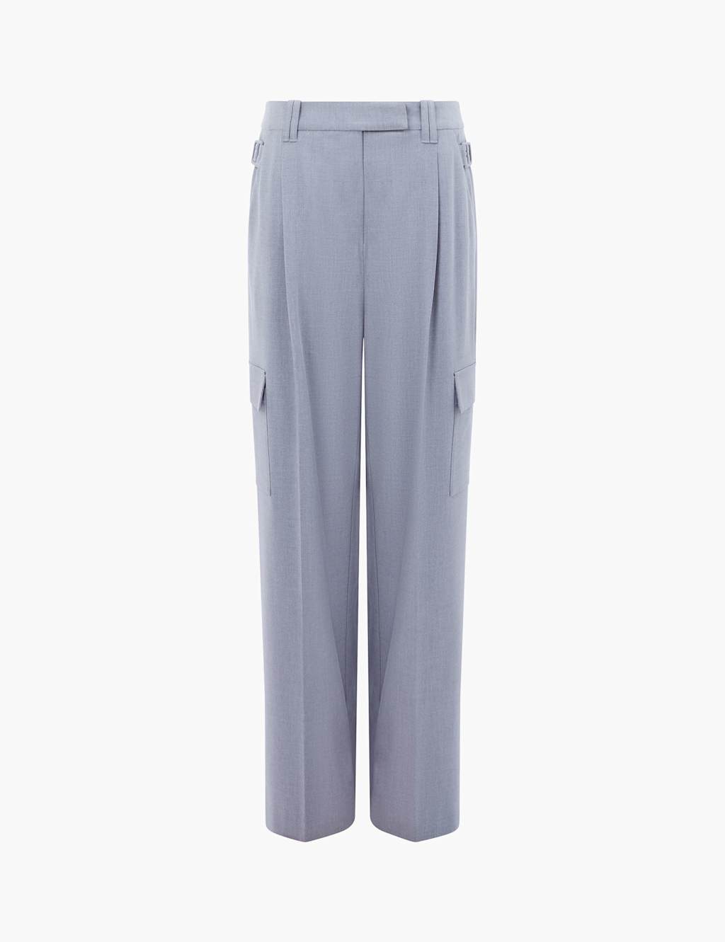 Barrel Leg Tapered Trousers with Lyocell 2 of 3