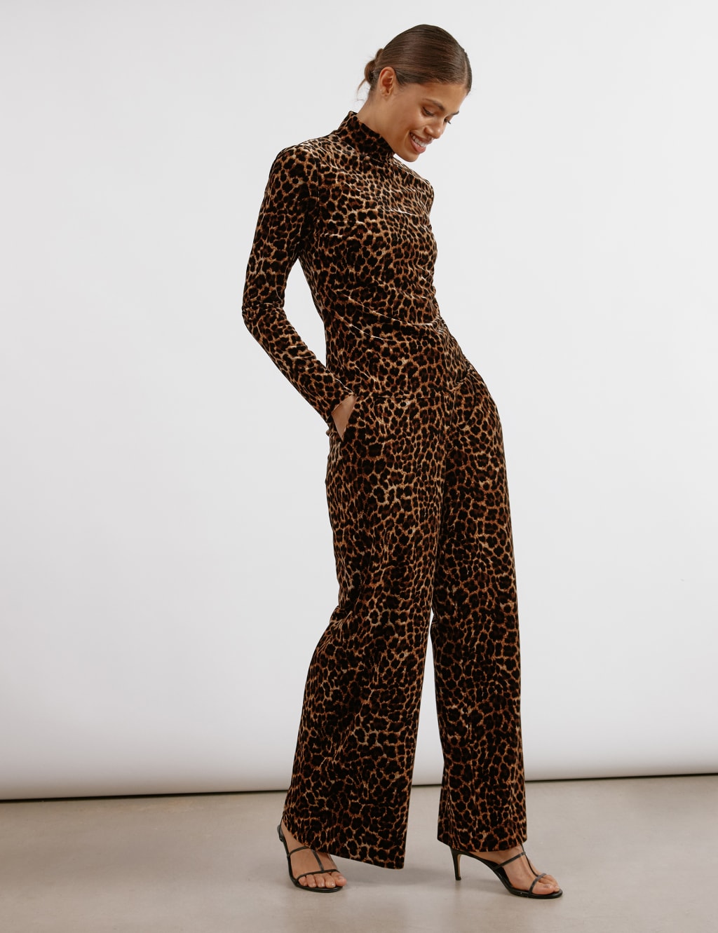 Marks and spencer animal print jumpsuit shop