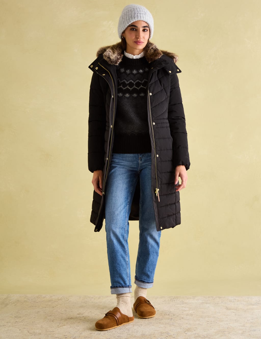 Hooded Padded Puffer Coat 3 of 9