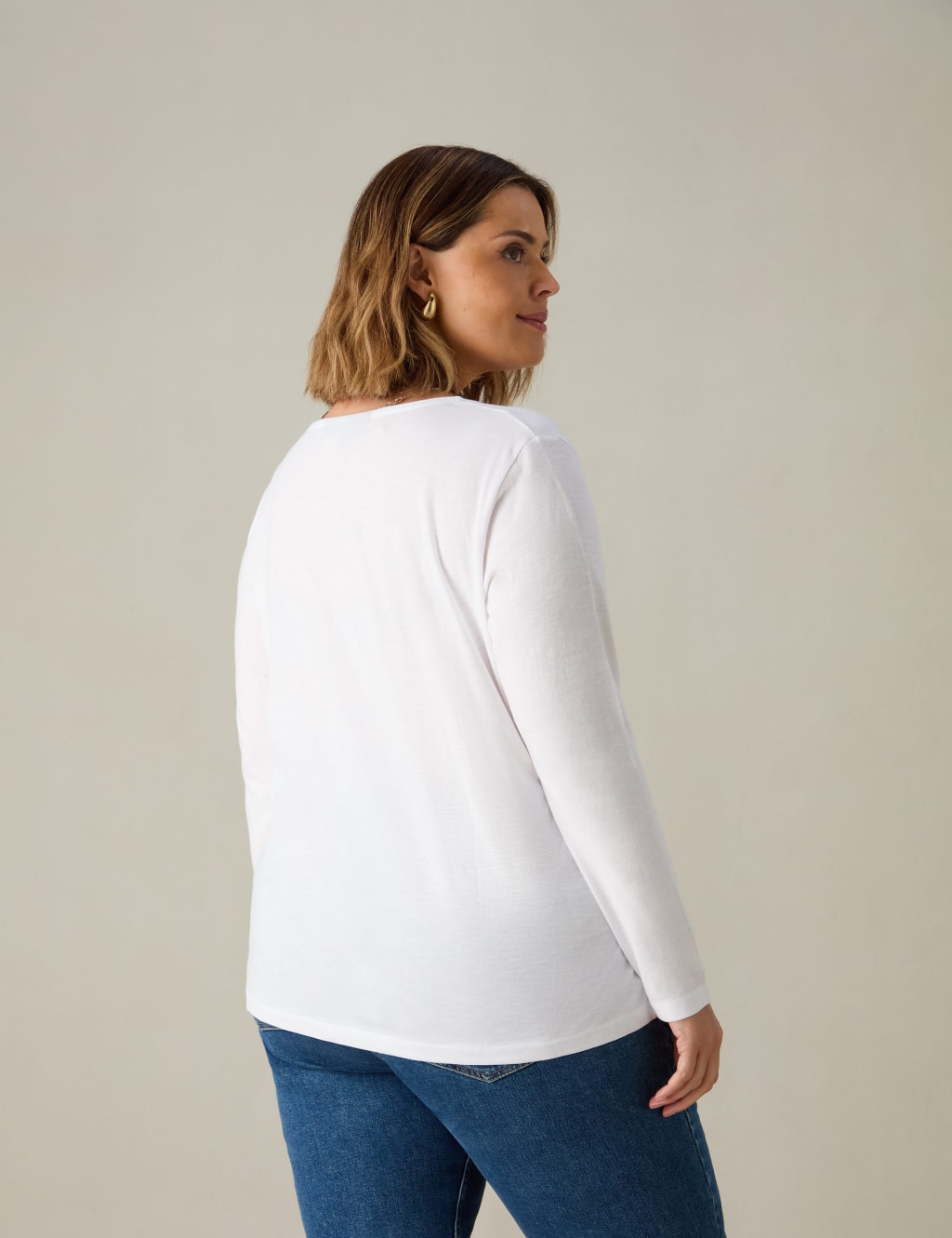 Pure Cotton V-Neck Top 3 of 3