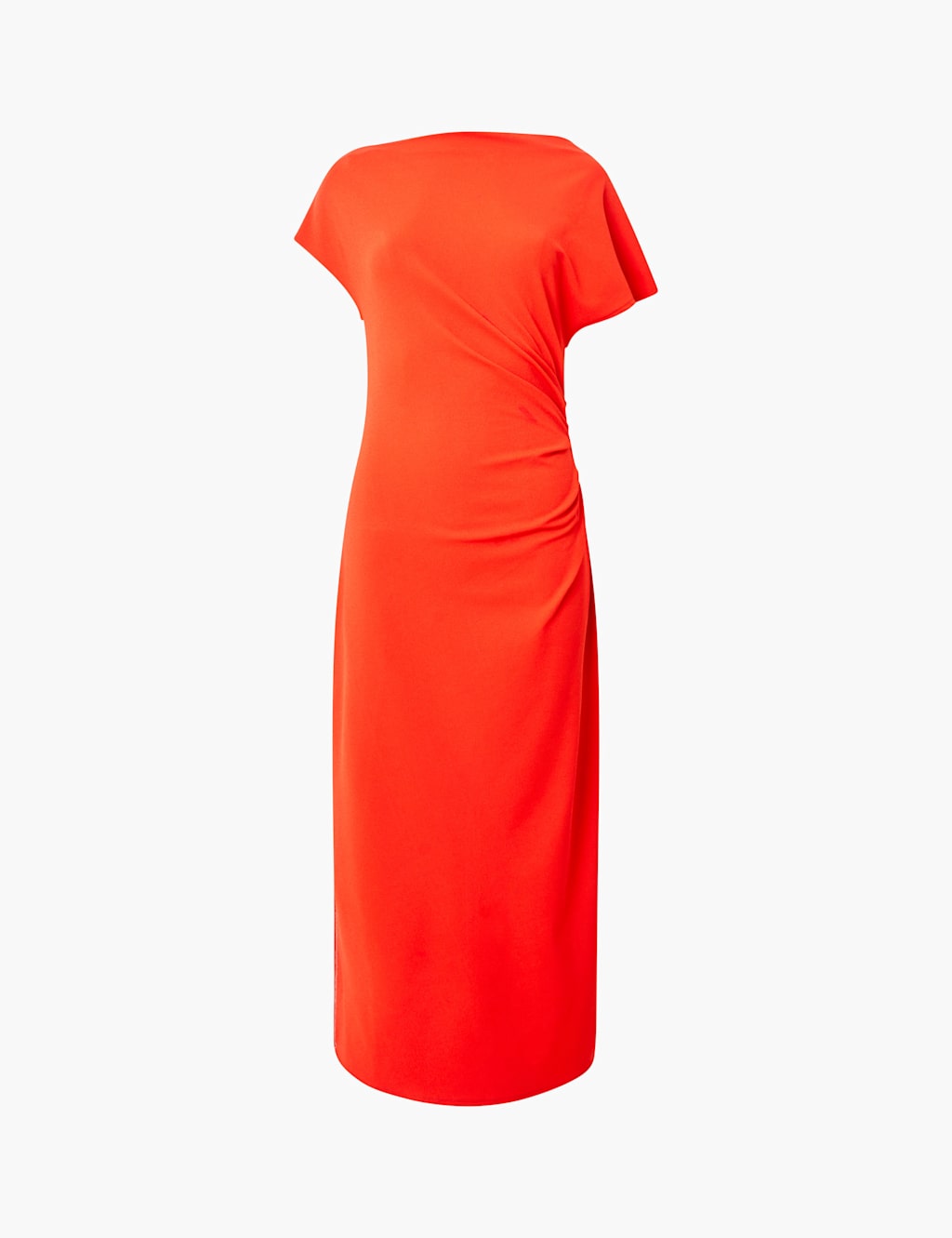 Slash Neck Midi Column Dress 2 of 3