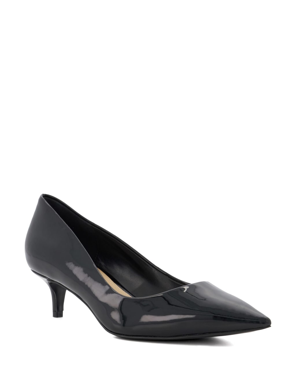 Patent kitten heel shoes hot sale