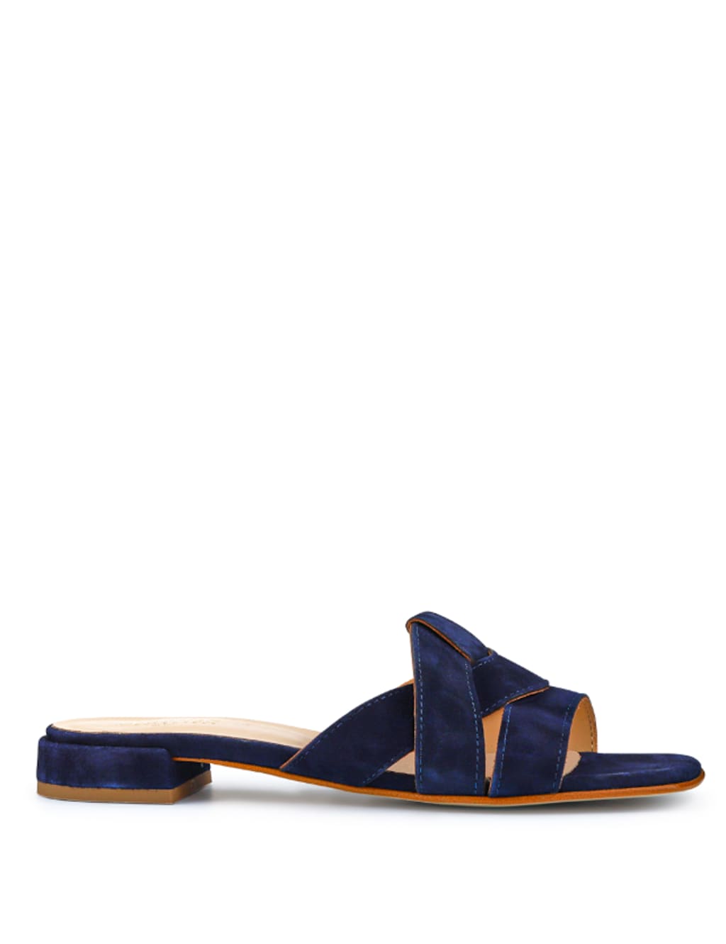 Suede Block Heel Mules 2 of 7