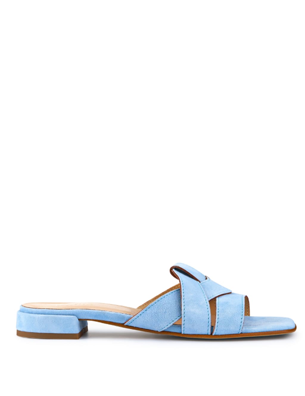 Suede Block Heel Mules 2 of 7