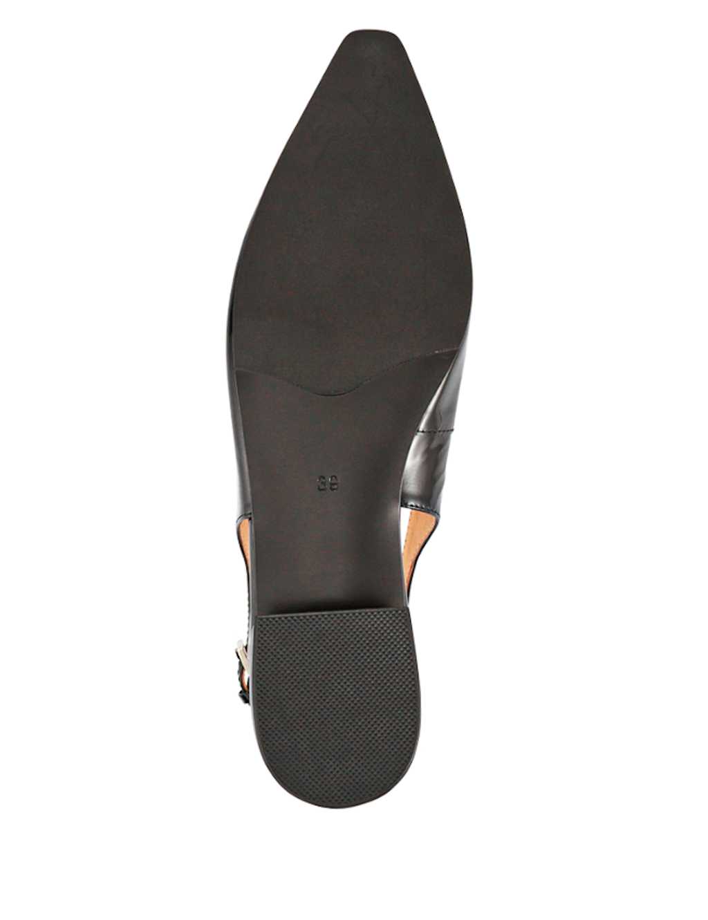 Leather Patent Block Heel Slingback Sandals | Jones