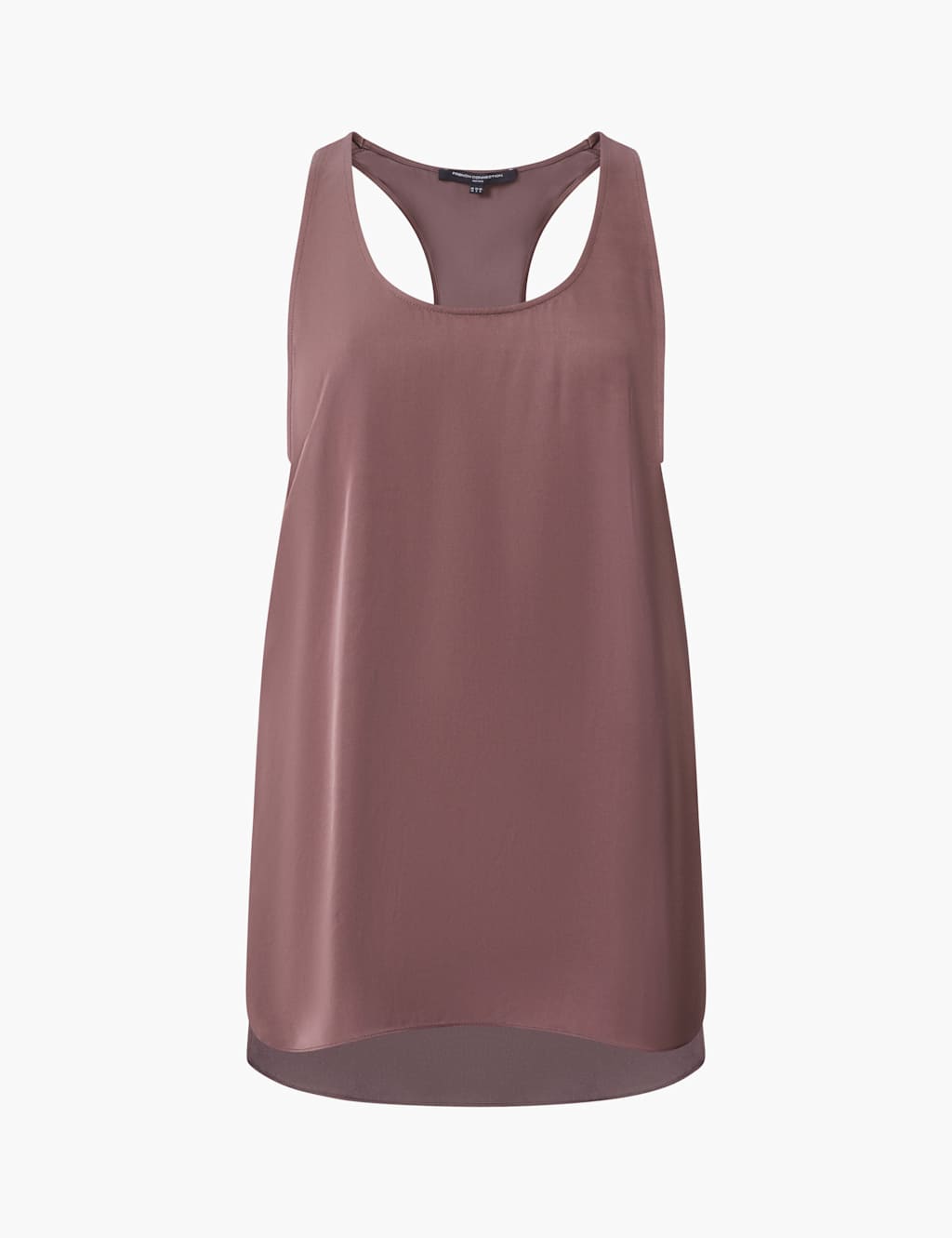 Satin Scoop Neck Longline Vest Top 2 of 3