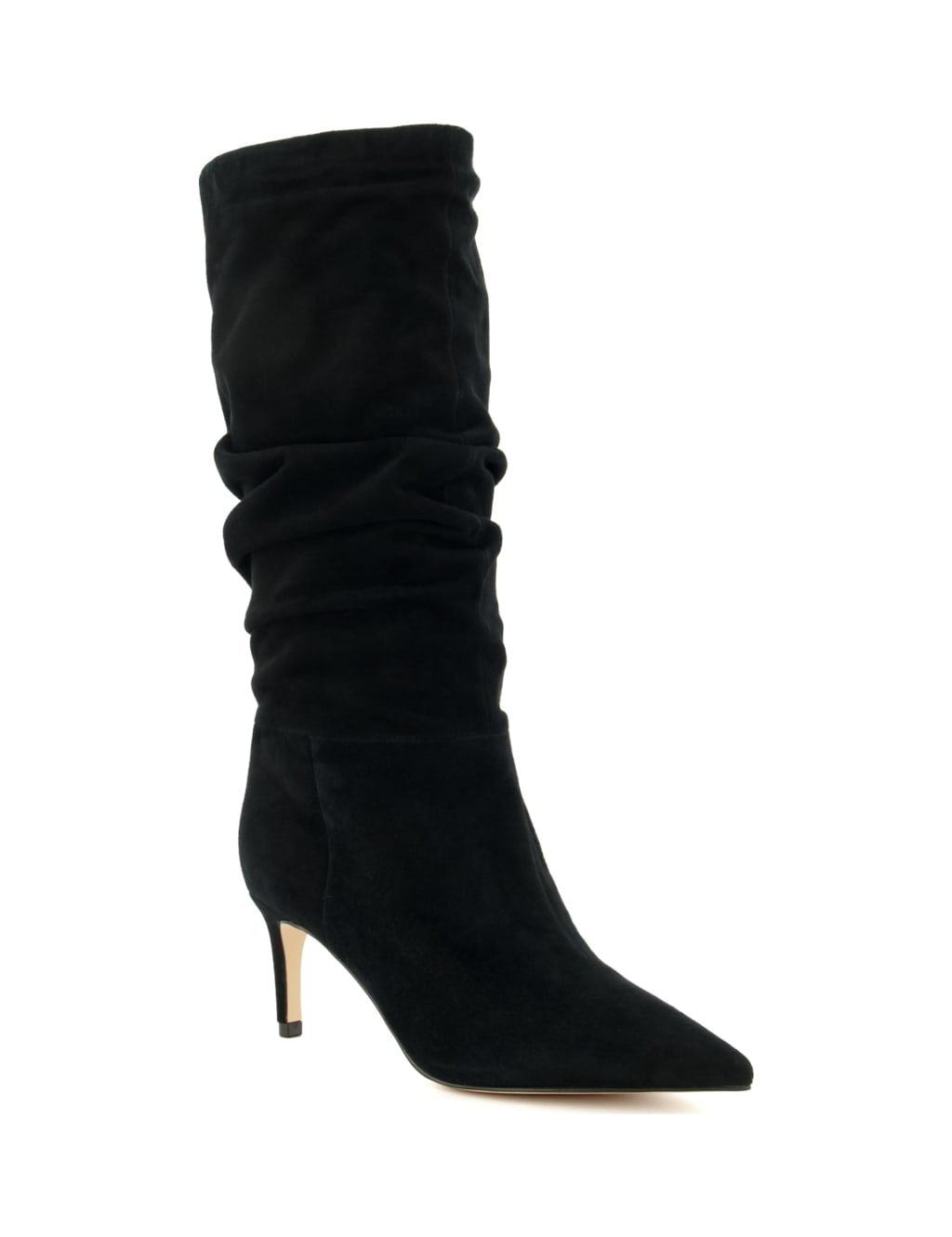 Suede Stiletto Heel Pointed Knee High Boots Dune London M S