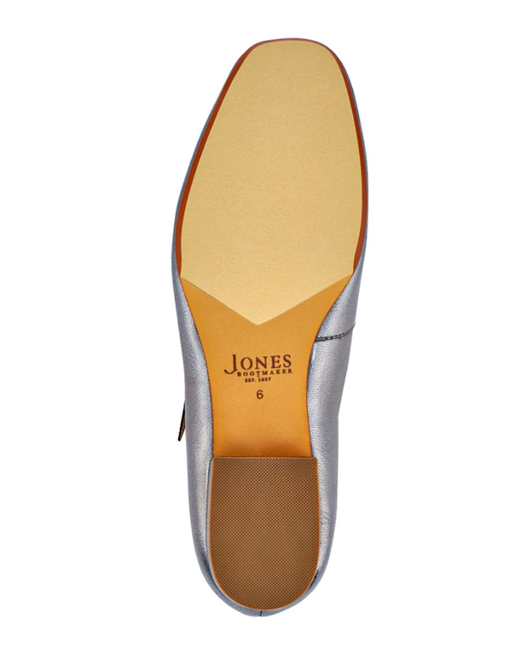 Leather Metallic Buckle Block Heel Mary Jane Shoes 7 of 7