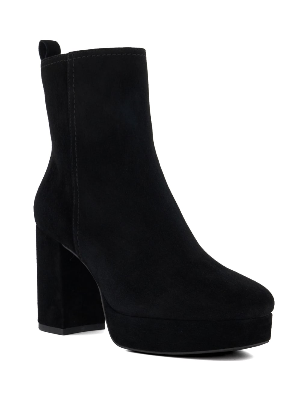 Suede Chunky Platform Ankle Boots Dune London M S