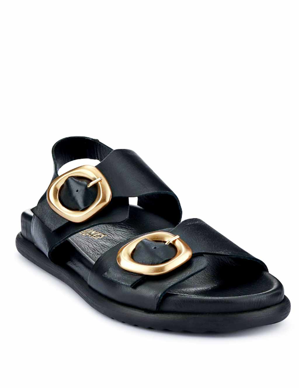 Leather Buckle Ankle Strap Platform Sandals 5 of 7