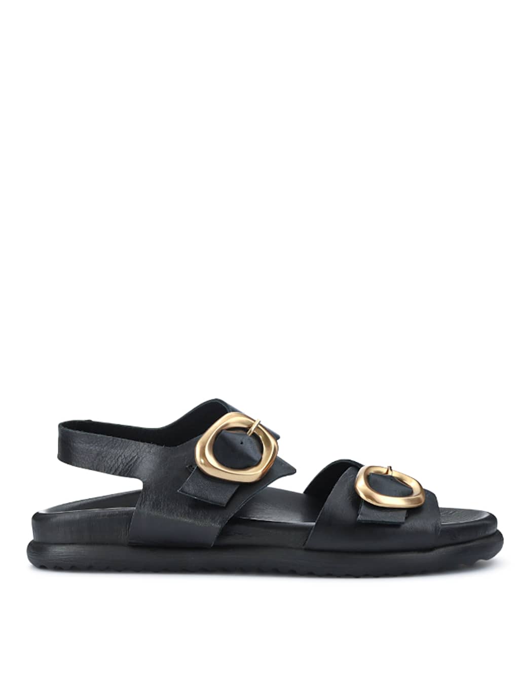 Leather Buckle Ankle Strap Platform Sandals 2 of 7