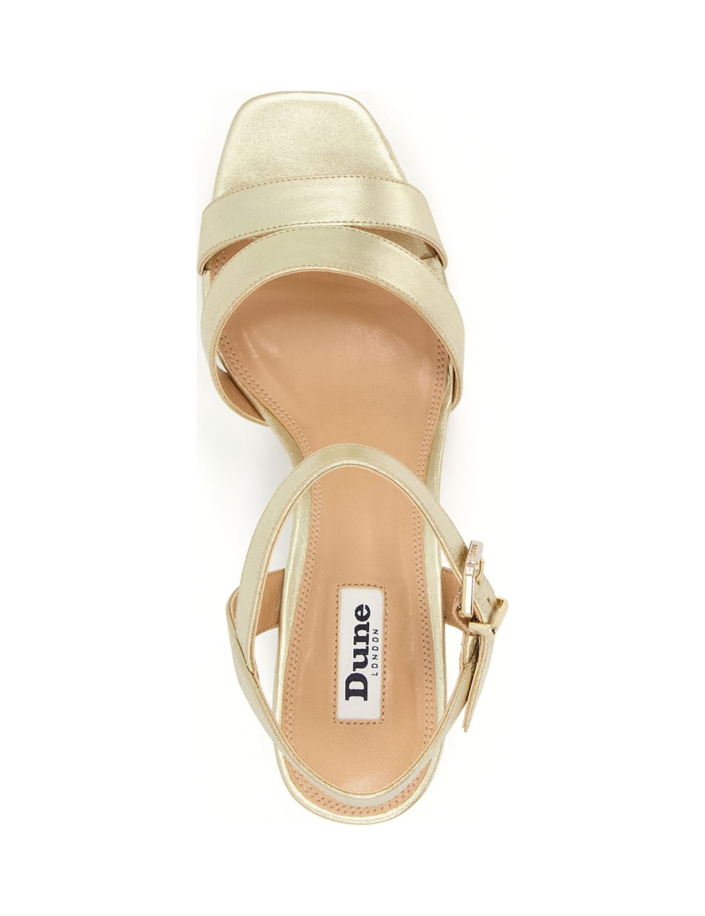 Leather Ankle Strap Platform Sandals Dune London M S