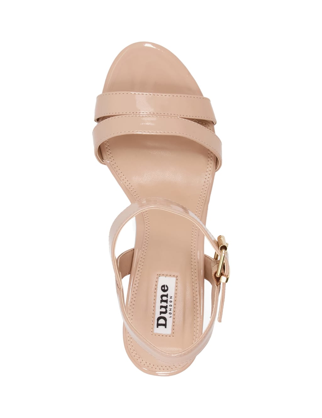 Glitter Ankle Strap Block Heel Sandals Dune London M S