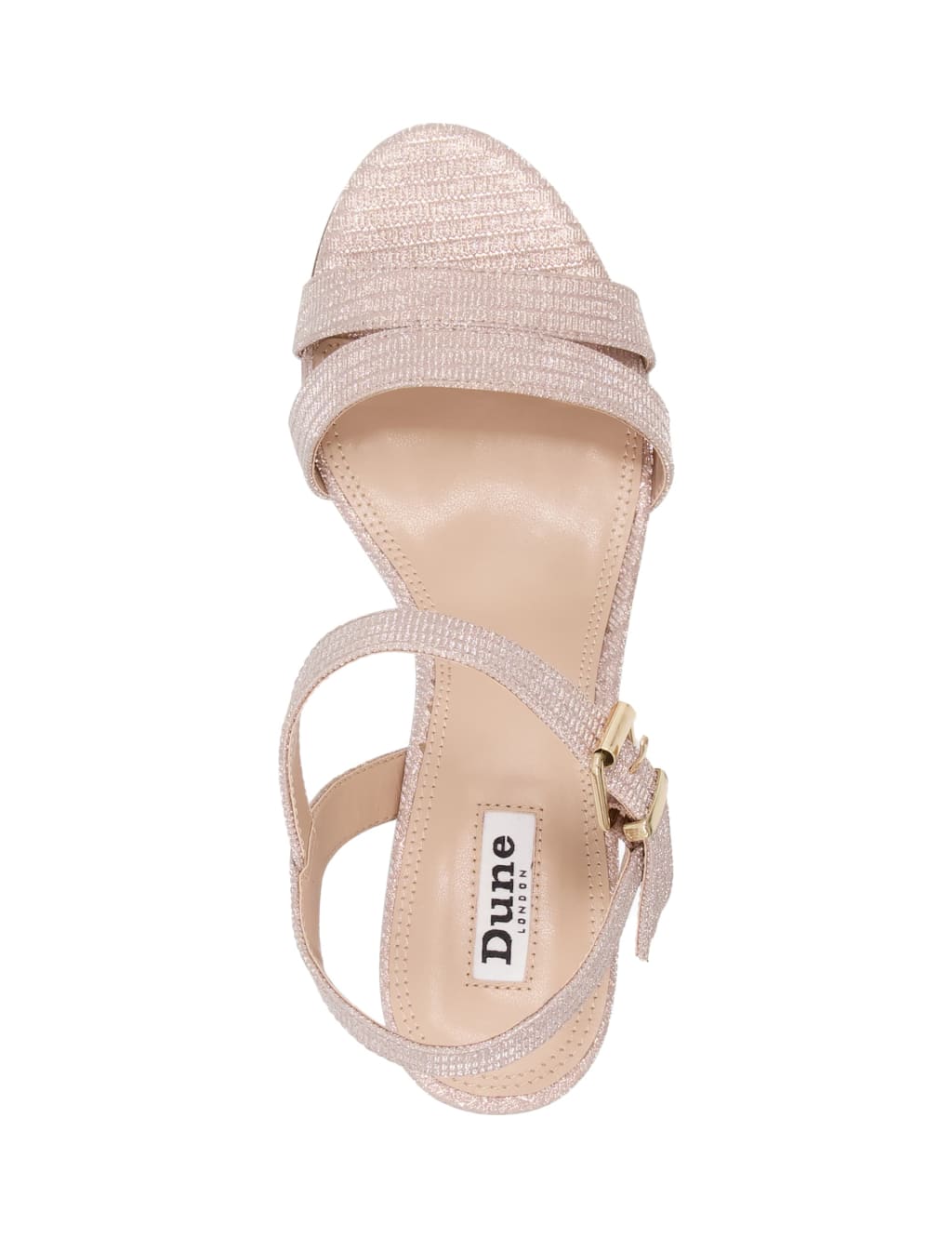 Glitter Ankle Strap Block Heel Sandals 5 of 5