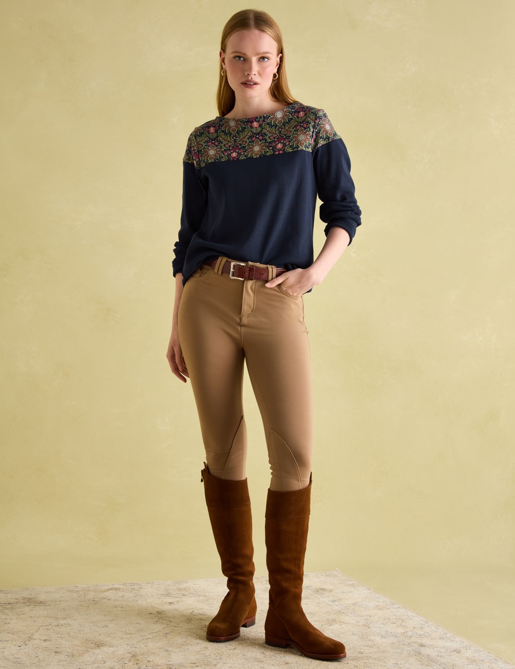 Pure Cotton Floral Top 3 of 6