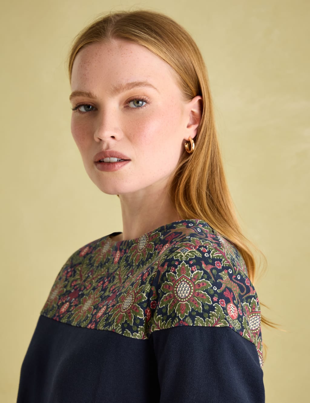 Pure Cotton Floral Top 4 of 6