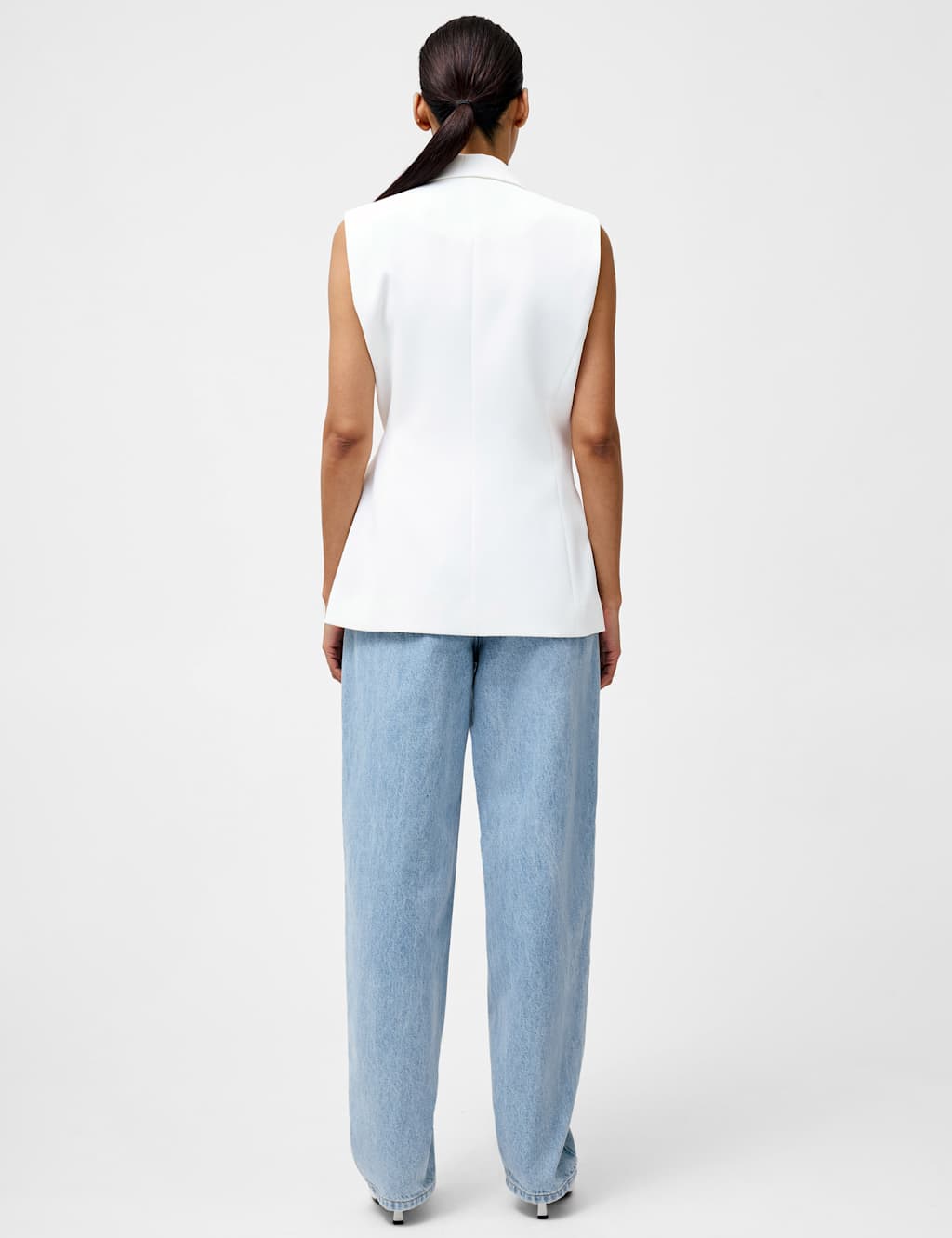 Collared Wrap Front Tailored Waistcoat 4 of 4
