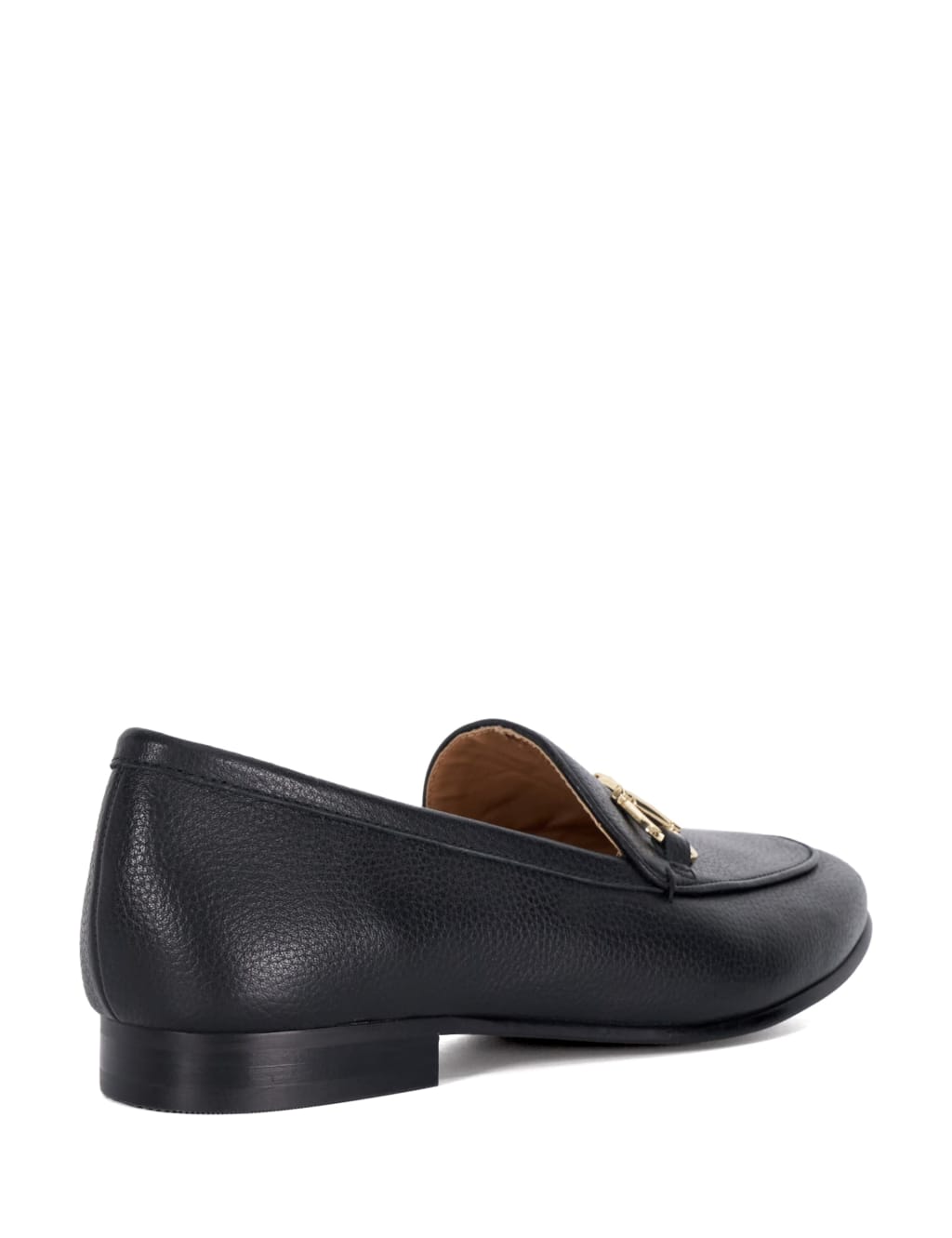 Wide Fit Leather Bar Flat Loafers Dune London M S