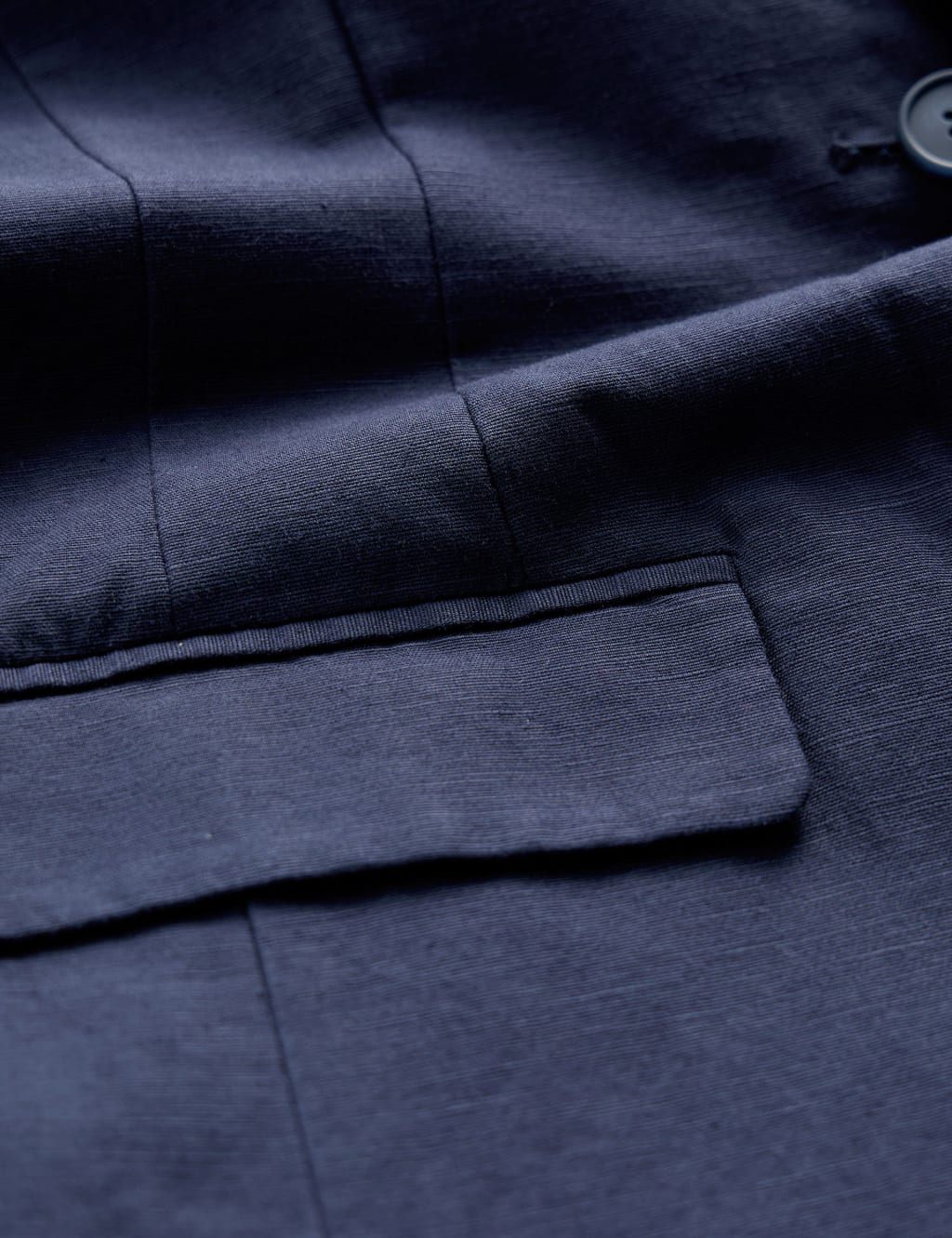 Linen Blend Single Breasted Blazer 5 of 5
