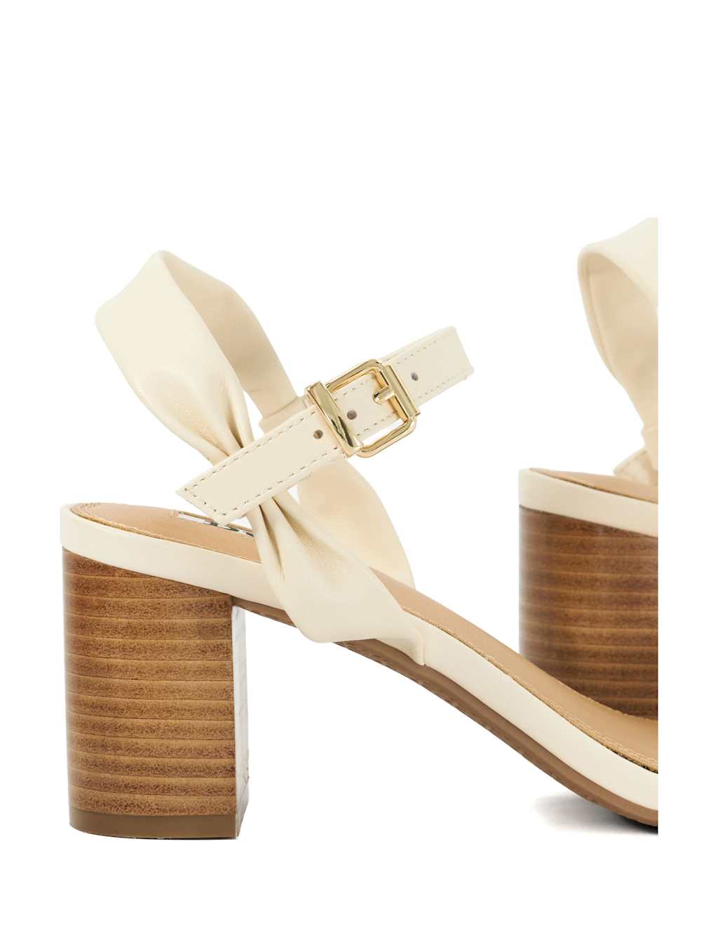 Leather Ankle Strap Block Heel Sandals 6 of 6