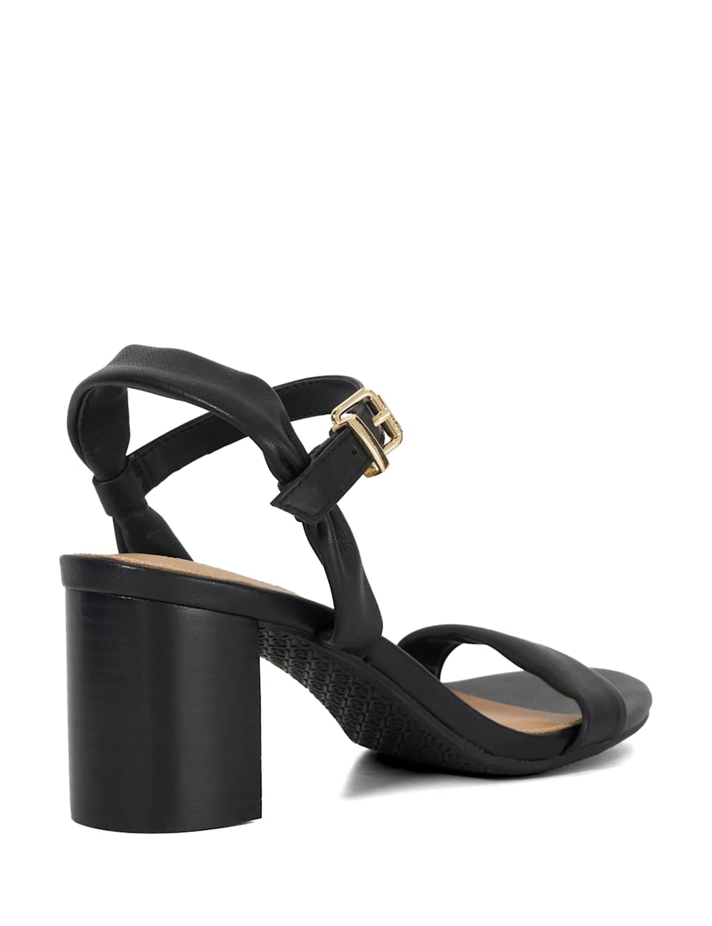Leather Ankle Strap Block Heel Sandals 3 of 5
