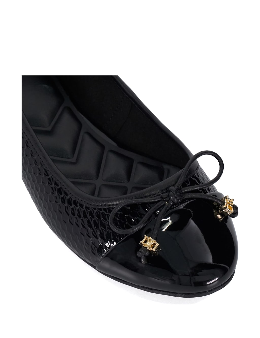 Patent ballet pumps hot sale