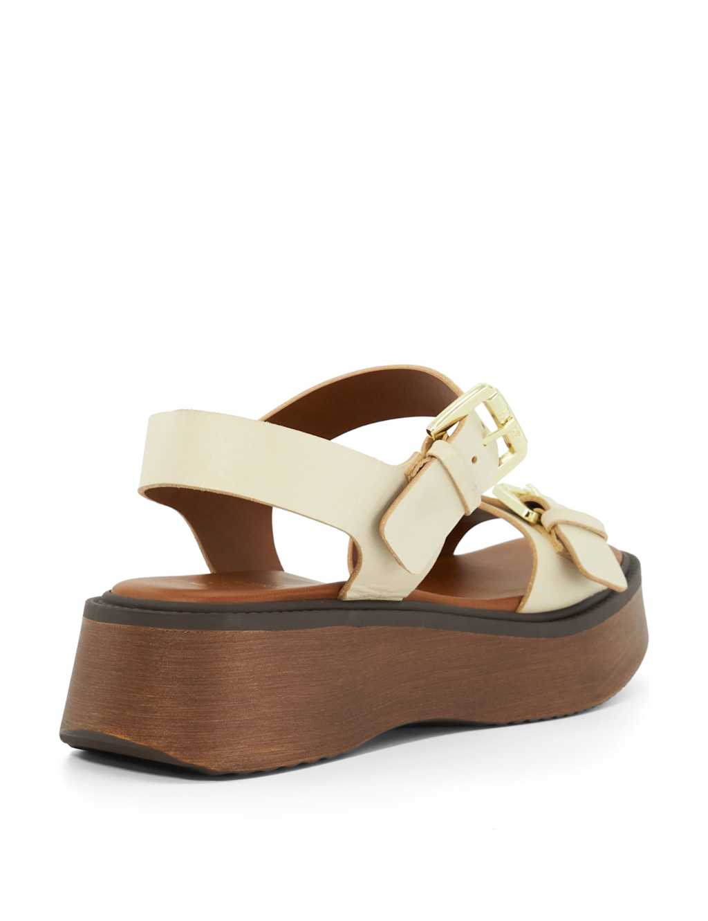 Buckle Flatform Square Toe Sandals 3 of 6