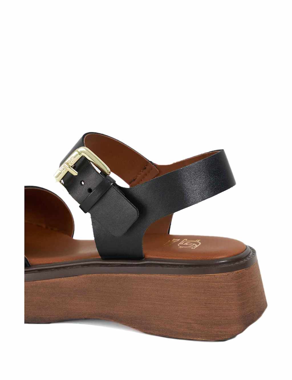 Buckle Flatform Square Toe Sandals 5 of 6