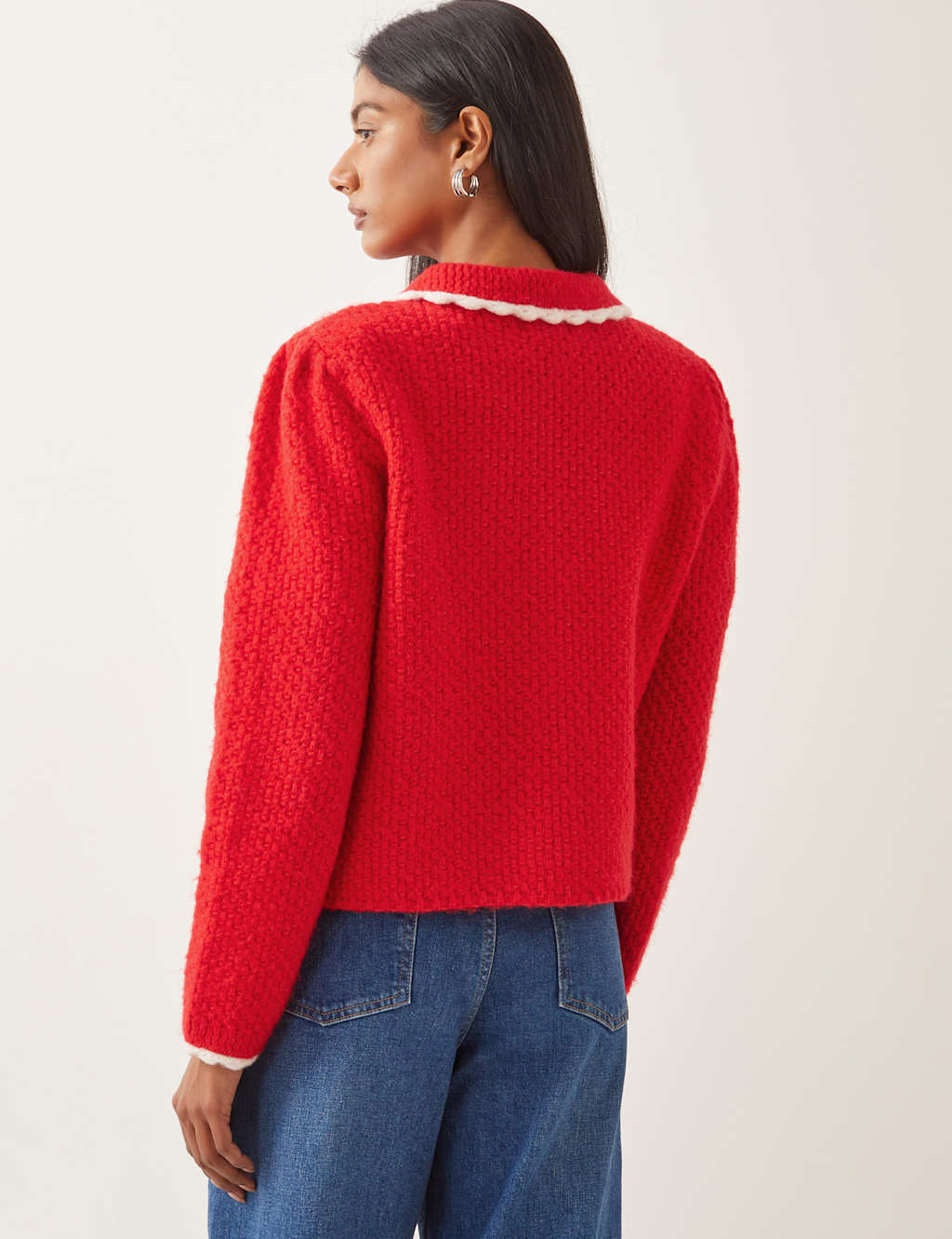 Collared Button Front Cardigan 4 of 4
