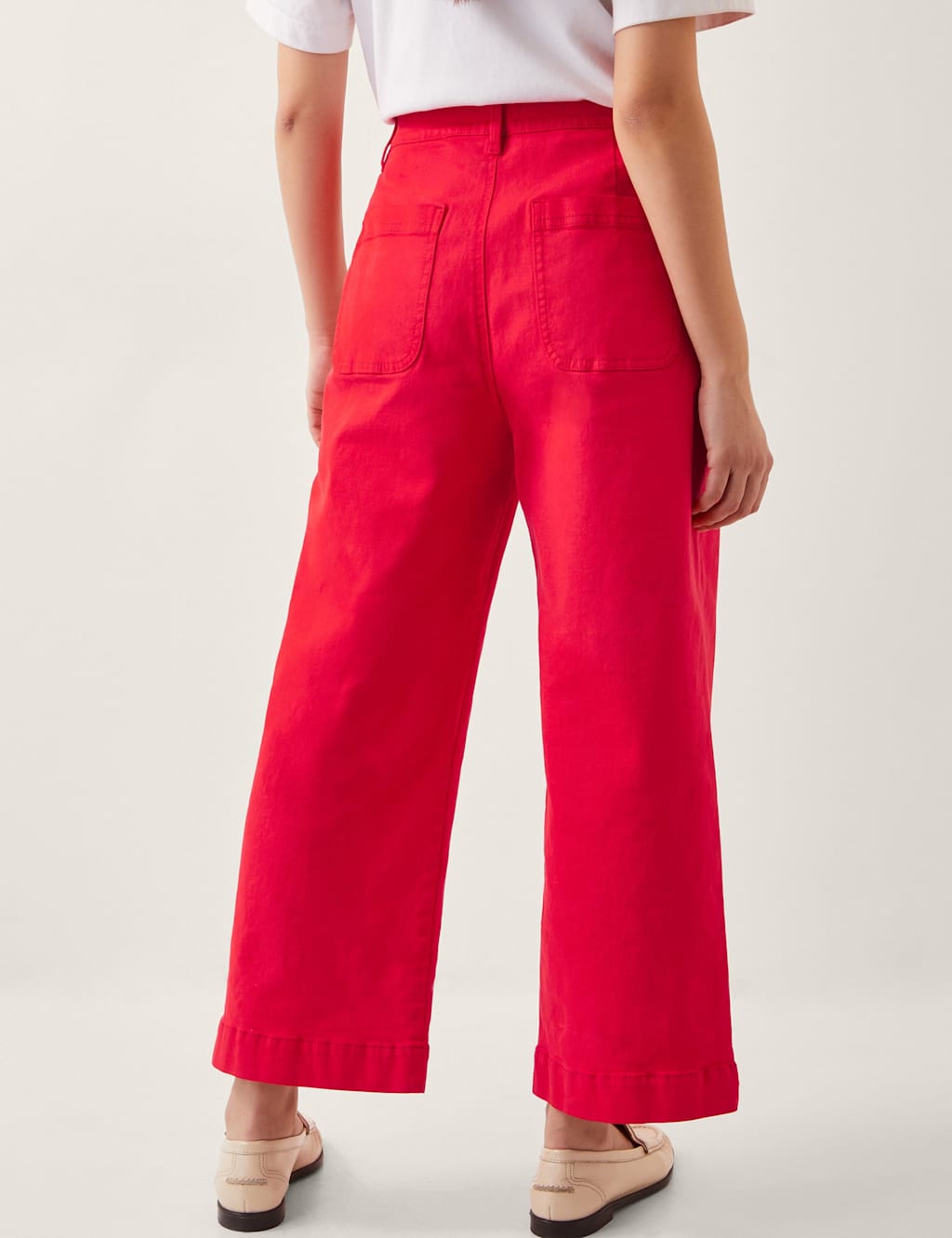 High Waisted Straight Leg Cropped Jeans 4 of 4