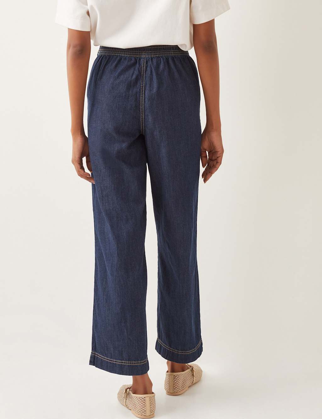 Wide Leg Cropped Jeans 4 of 5