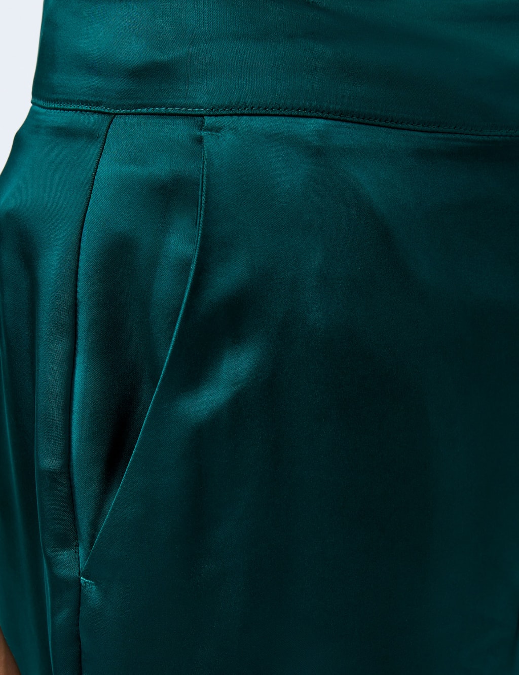 Satin Wide Leg Trousers 3 of 3