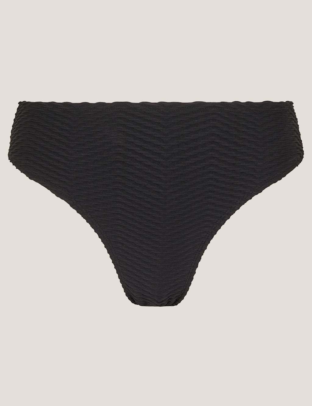 Textured High Leg Bikini Bottoms 2 of 5