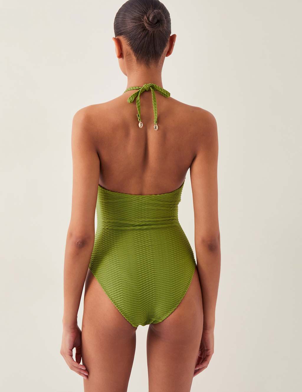 Ribbed Halterneck Swimsuit 2 of 4