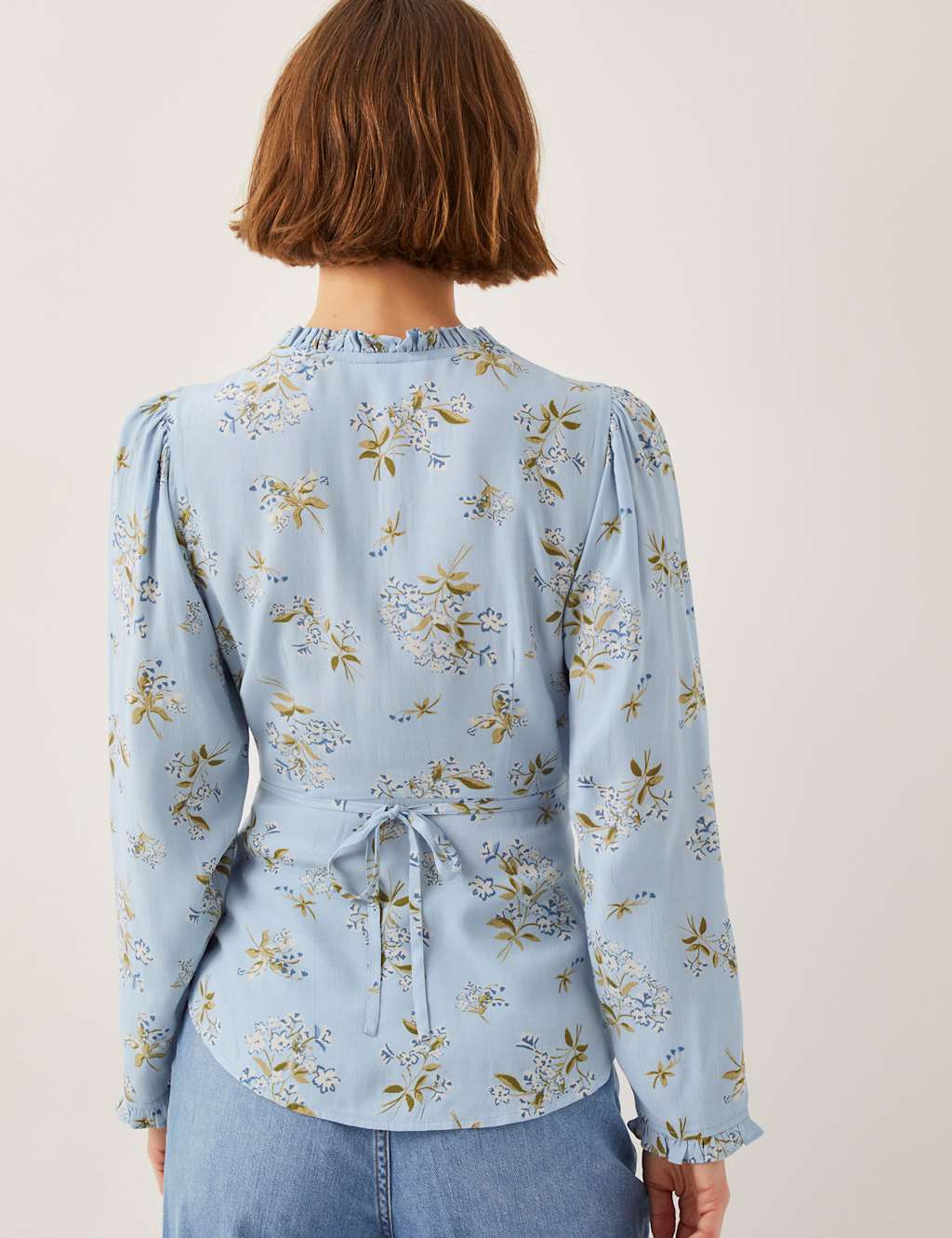 Floral V-Neck Blouse 2 of 4