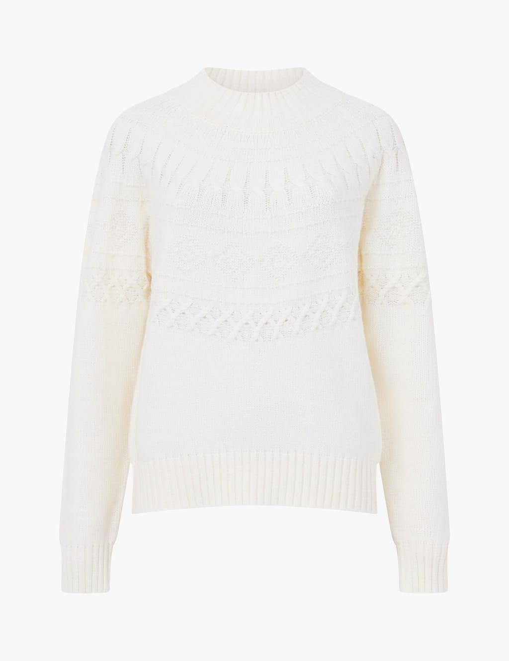 Cable Knit Round Neck Jumper 2 of 3