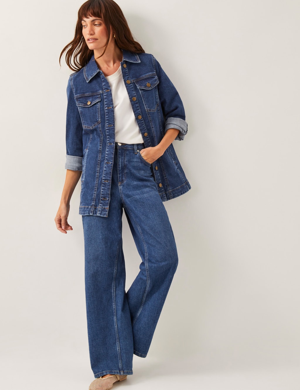 Pure Cotton Denim Jacket 3 of 4