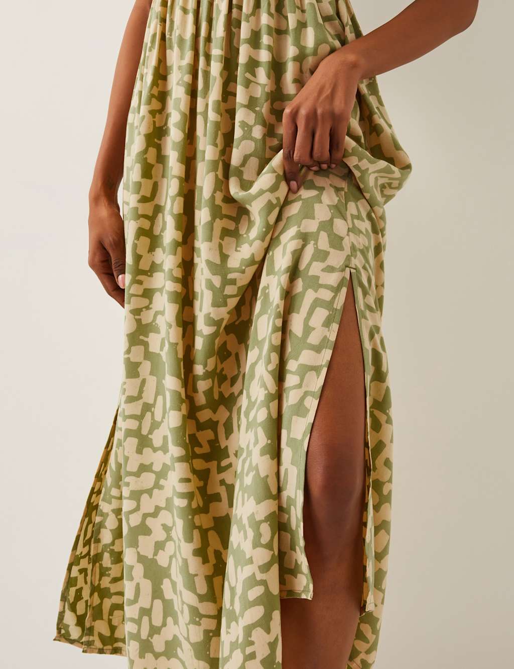 Geometric Bandeau Midi Beach Dress 4 of 5