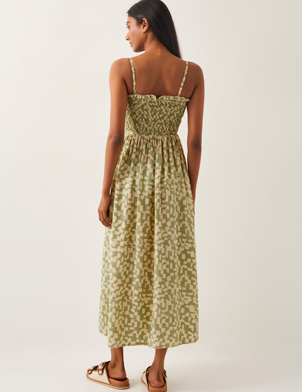 Geometric Bandeau Midi Beach Dress 5 of 5