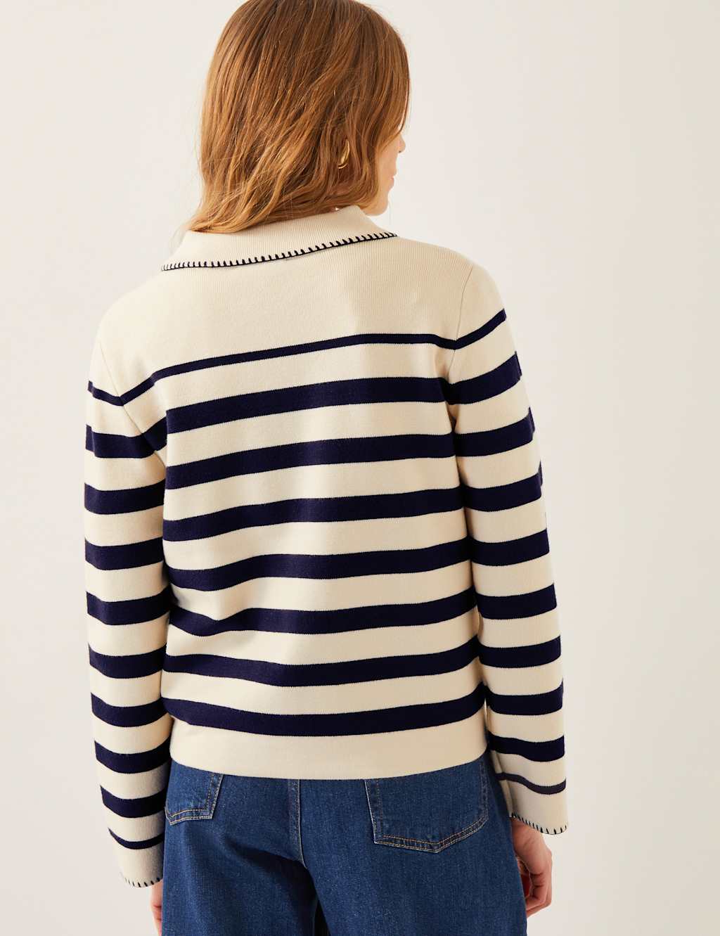 Striped Collared Shacket 4 of 4