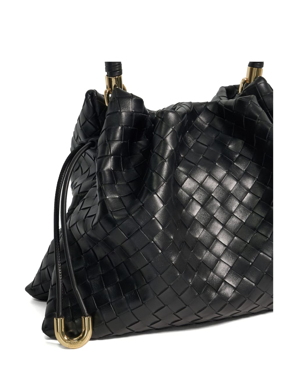 Leather Woven Grab Bag 5 of 6