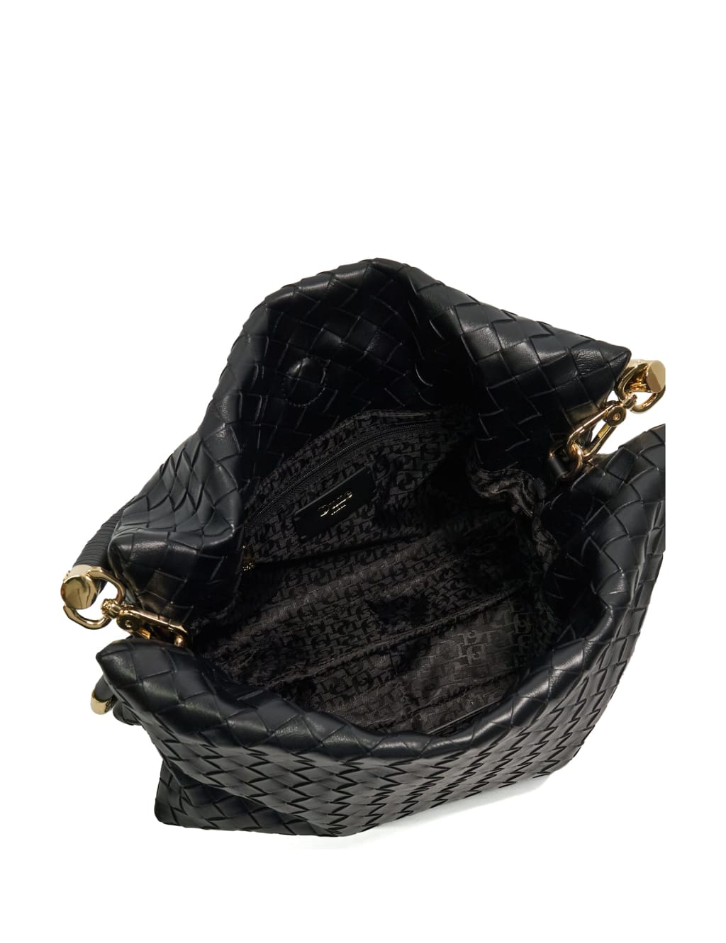 Leather Woven Grab Bag 6 of 6