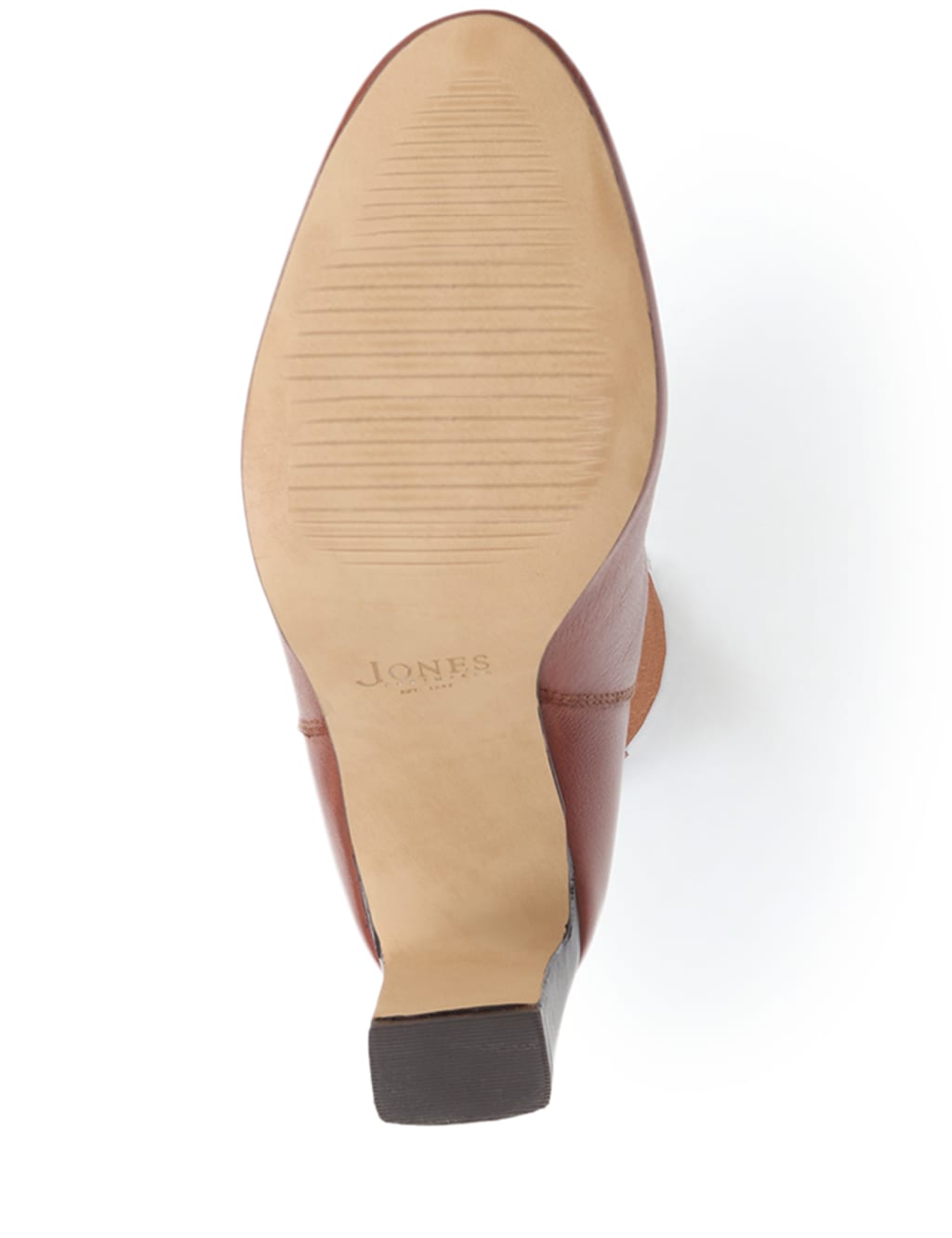 Leather Block Heel Ankle Boot 7 of 7