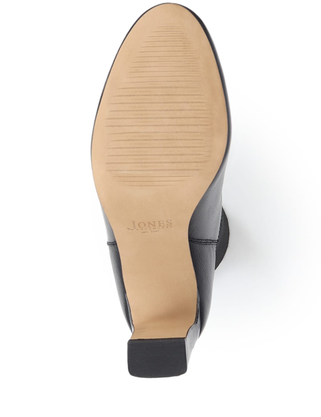 Leather Block Heel Ankle Boot 7 of 7