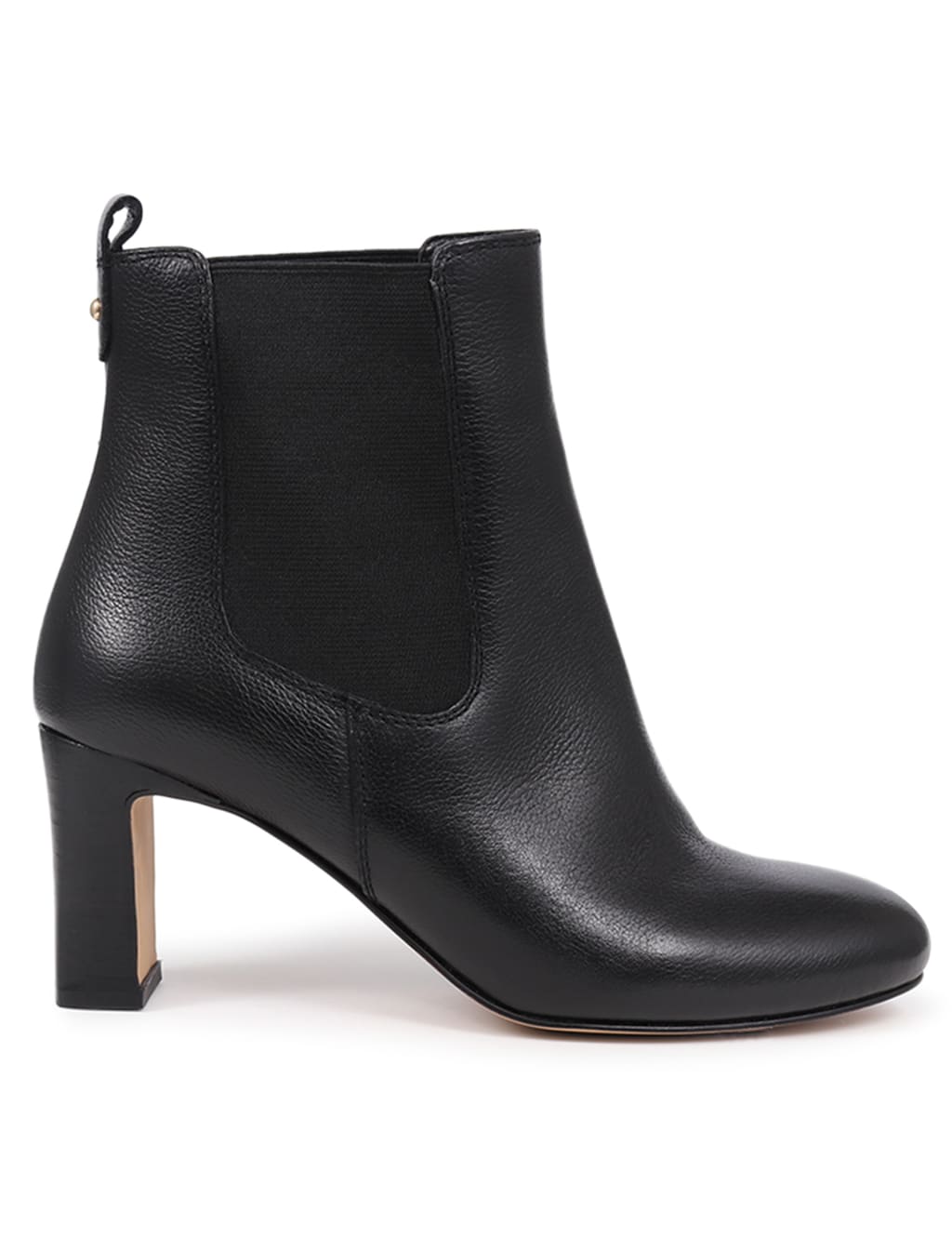 Leather Block Heel Ankle Boot 2 of 7