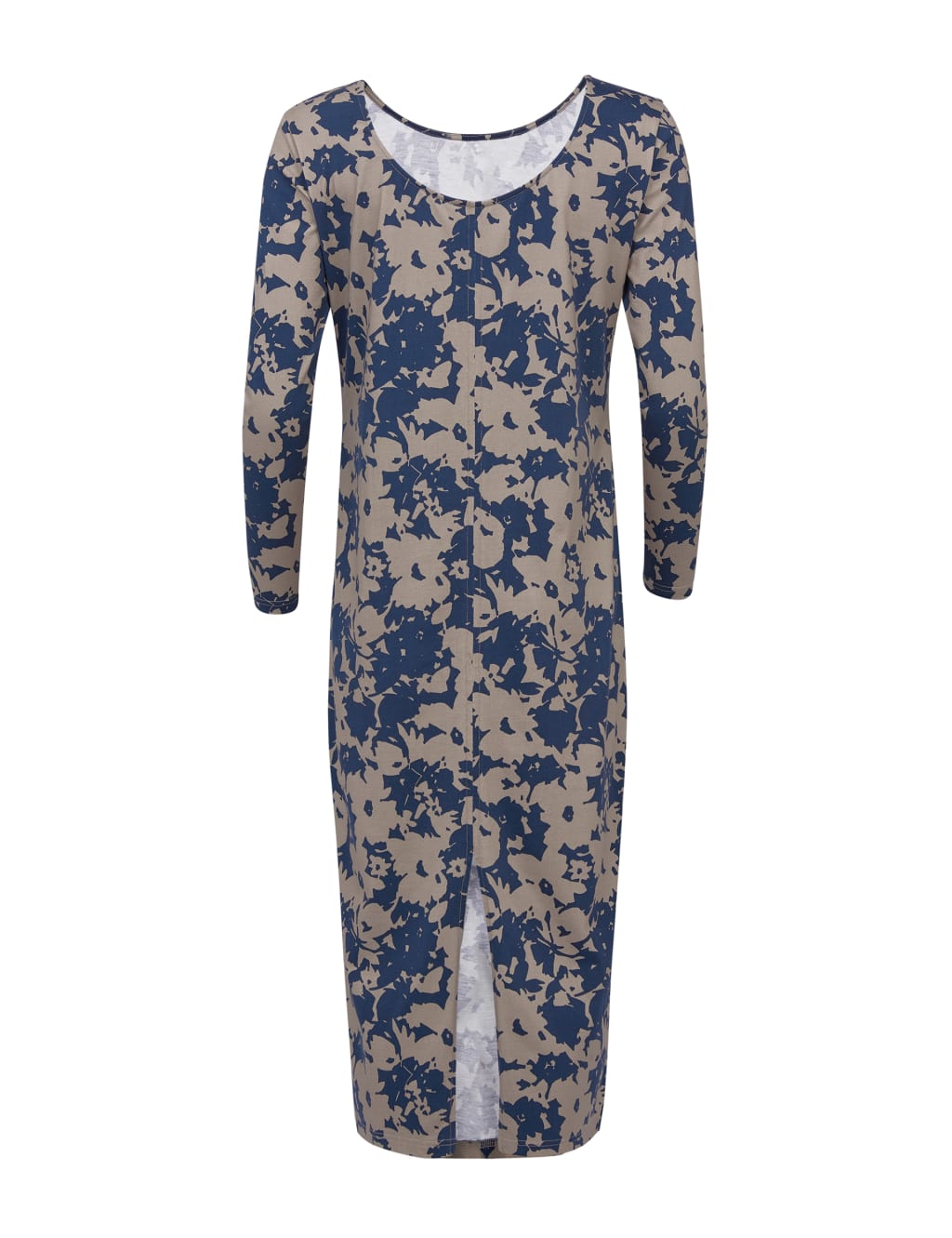 Pure Cotton Floral Midi T-Shirt Dress 4 of 4